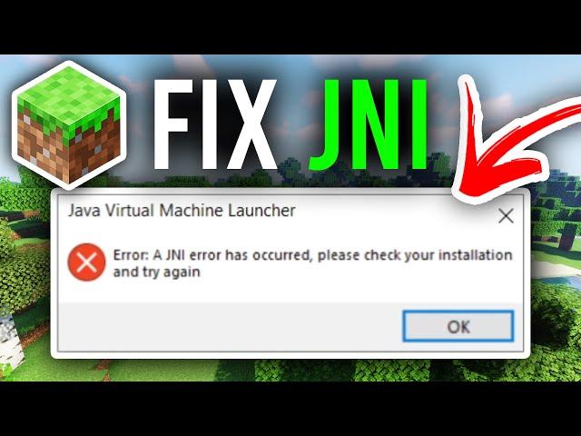 How To Fix A JNI Error Has Occurred On Minecraft (Best Guide) | Java Minecraft Error Fix