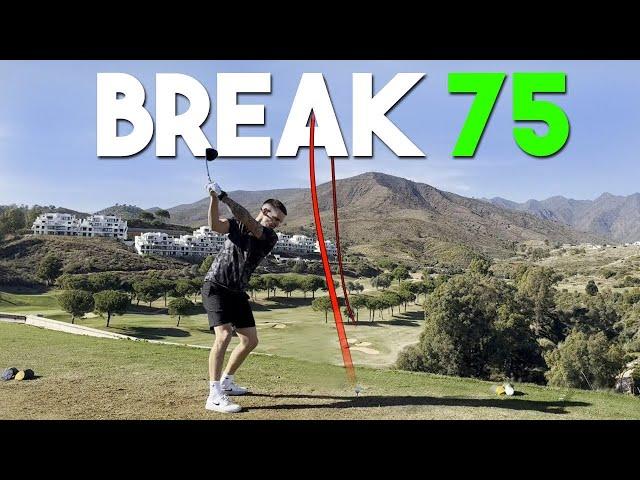 FIRST EVER BREAK 75  | CAN I DO IT? | La Cala America Course