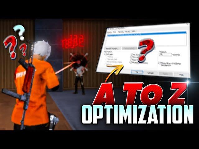 Finally Master Optimization For Free Fire PC | Best Lag Fix Optimization | Bluestacks