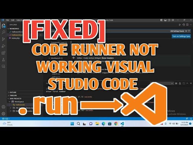 [Fixed] Code Runner not working Visual Studio Code - vs code 2023