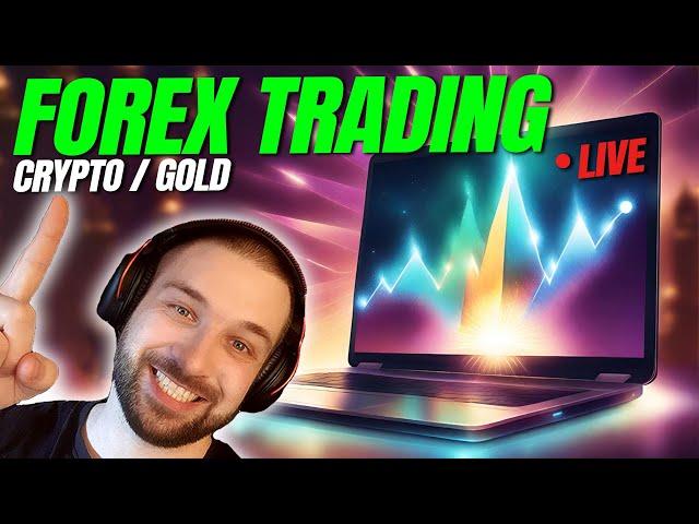 LIVE FOREX TRADINGXAUUSD (GOLD) & CRYPTONEW YORK Trading Session!