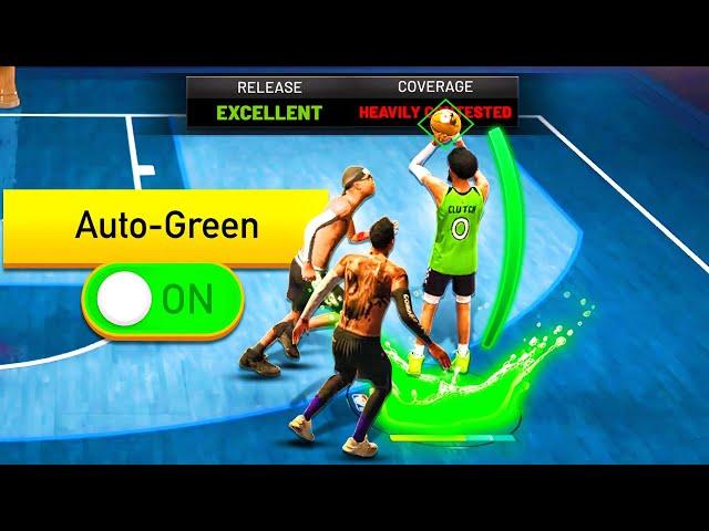 I used AUTO GREEN at the 1v1 STAGE in NBA 2K22 (Aimbot)