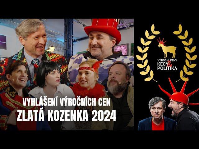 Kecy a politika: Vyhlášení výročních cen Zlatá kozenka 2024