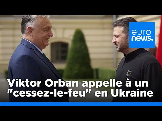 Ukraine : Viktor Orban appelle à un "cessez-le-feu" | euronews 