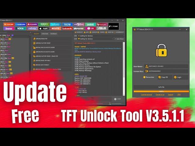 TFT unlock tool 2024 v3.5.1.1 | TFT Unlocker Tool Free  | TFT Unlock Tool v3.5.1.1