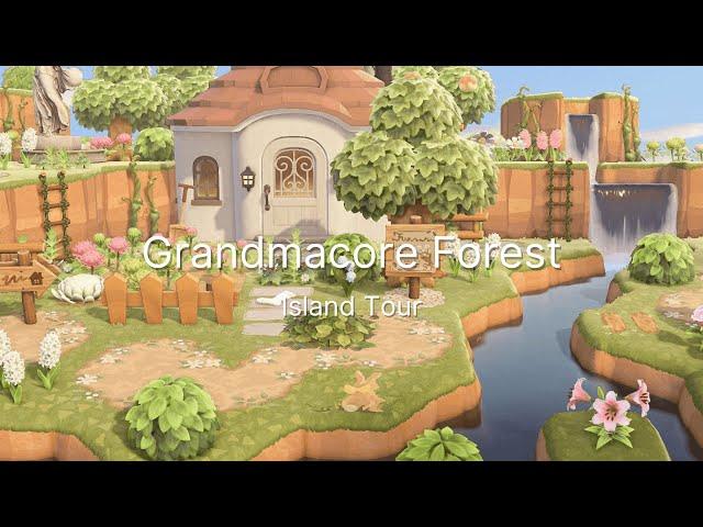 Beautiful Grandmacore Forest Island Tour ~ Animal Crossing New Horizons