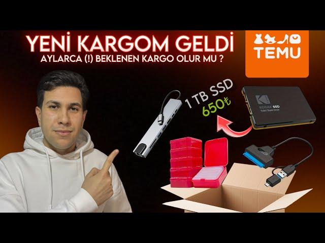 YENİ TEMU SİPARİŞİM GELDİ 650 LİRAYA SSD ALDIM ! (Aylarca(!) Beklenen Kargolar ?)