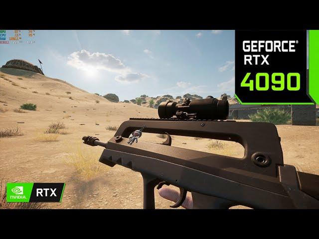 PUBG : RTX 4090 - i9 14900K ( 4K Max Settings )