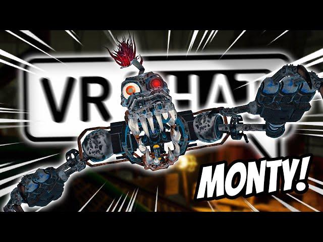 MONTY IS AFTER EVERYONES GRIPPERS IN VRCHAT! - Funny VR Moments (Five Nights At Freddy's)