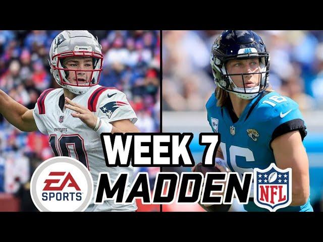 Patriots vs Jaguars - Week 7 (Madden Simulation)