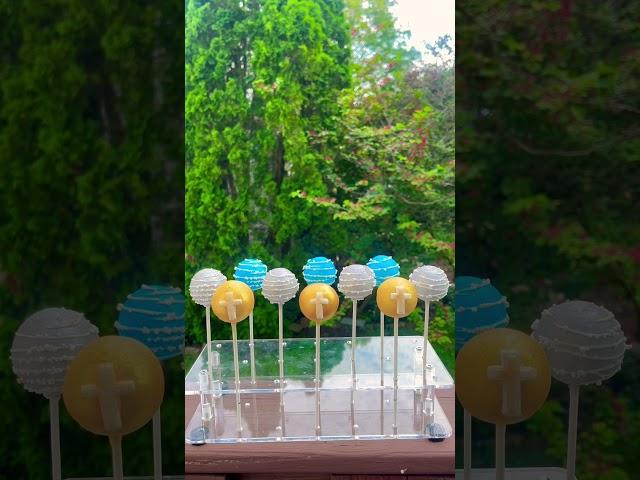 Baptism Cakepops!  #cakepops #baptismcakepops #cakepop #shortsyoutube #shorts #louisvilleky