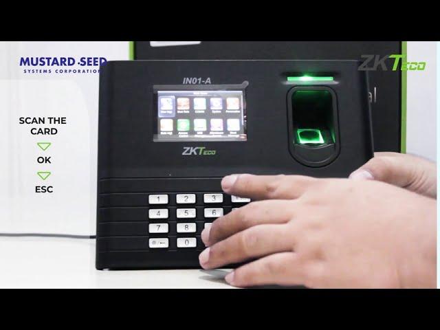 ZKteco IN01-A | Fingerprint Time Attendance & Access Control Terminal | Product Highlights Demo