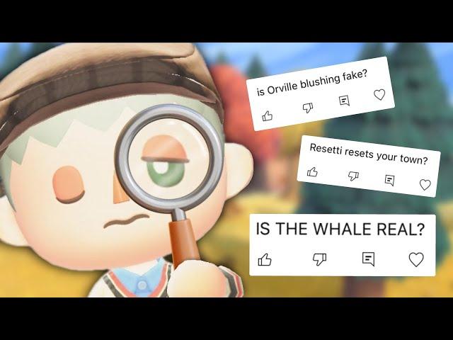 MYTHS & MISCONCEPTIONS in Animal Crossing!