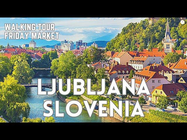 Ljubljana Walking Tour Including Friday Market.