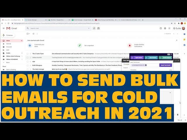 How to Send Bulk Emails for Cold Outreach That Land In the Inbox