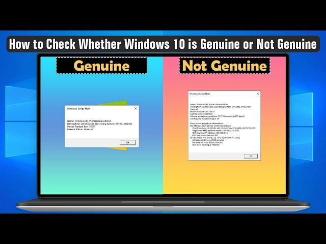 How to Check Windows 10 is Genuine or Not Genuine