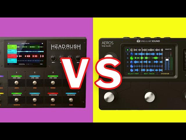 Aeros Loop Studio Vs Headrush Looperboard