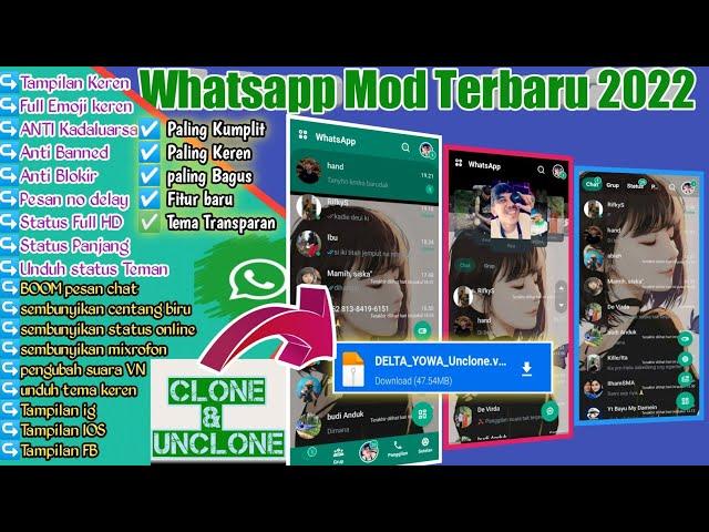 Wa Mod Terbaru 2022 | Delta Whatsapp 2022 | Anti Kadaluarsa