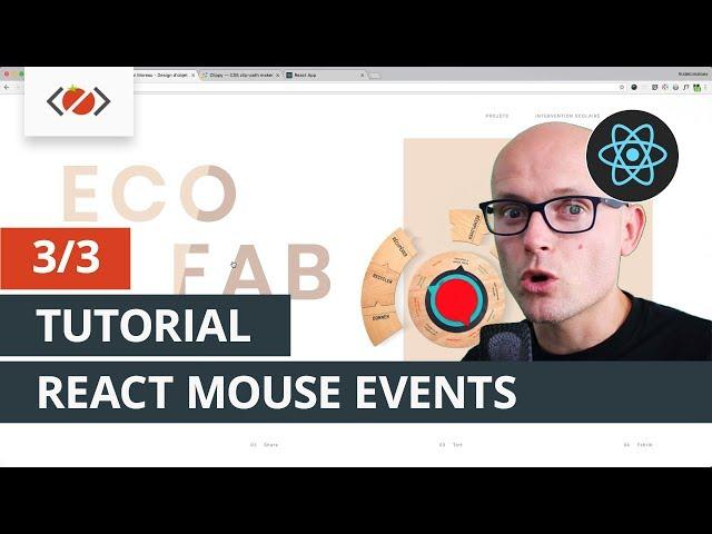 3/3 - React Mouse Events Tutorial