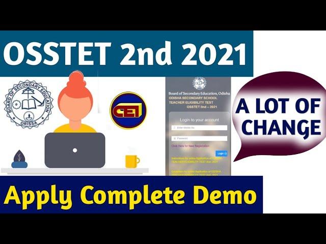 OSSTET 2021 2nd Complete Apply Demo || A Lot of Change from Previous || Apply All Options Correctly