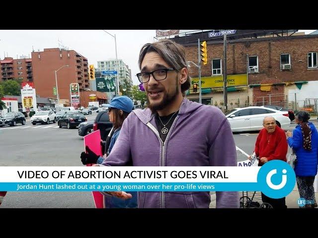 Video of abortion activist goes viral