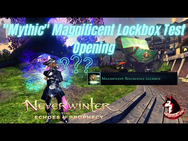 Neverwinter Mod 21 - "Mythic" Magnificent Resurgence Lockbox Test Opening Northside 2021