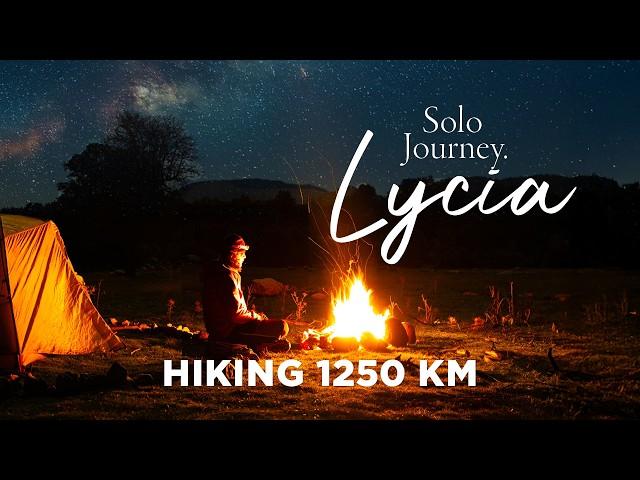 Solo Hiking 1250 km on the Lycian Way, Caria, and Lydia