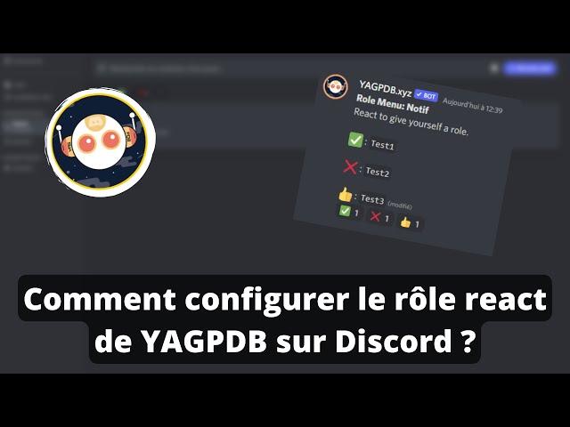 Comment configurer le rôle react de YAGPDB sur Discord ?