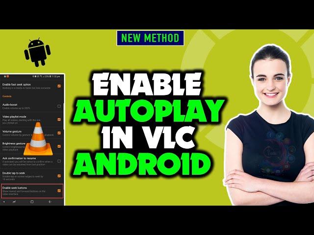 How to enable autoplay in vlc android 2024 | Set Up VLC Player to Play Continuously