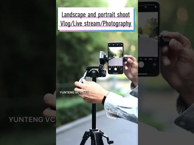 Photographer beginner’s must-have camera/phone tripod, yunteng vct-668