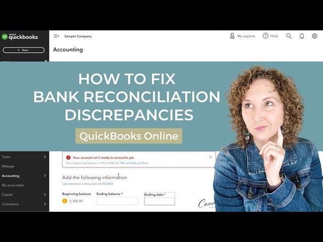 How to Fix Bank Reconciliation Discrepancies