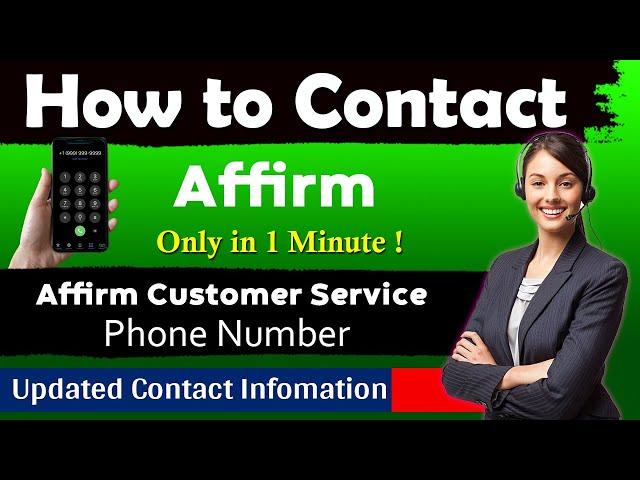 Affirm Customer Service Number | How to contact Affirm phone number