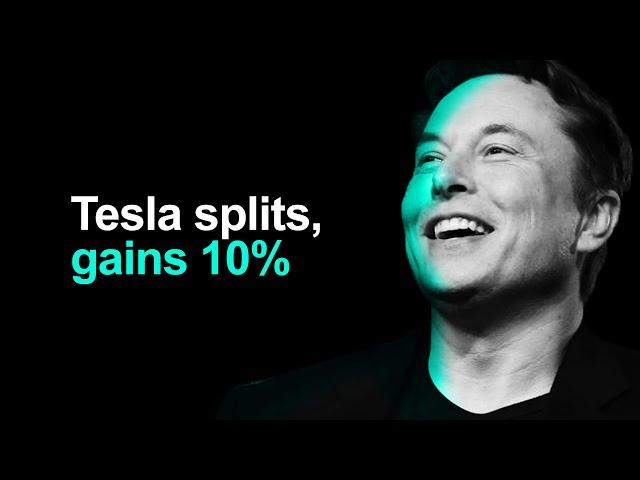 Tesla Stock Splits (and immediately goes to the moon) 