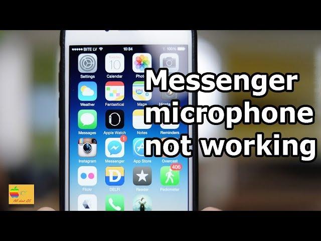 Microphone not working for Facebook messenger