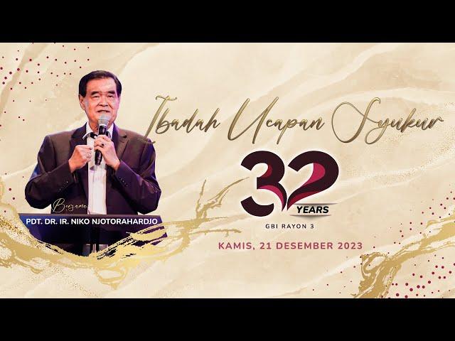 GBI Modernland Ibadah Ucapan Syukur 32th - 21 Desember 2023