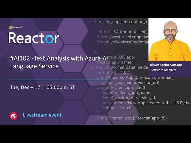 #AI102 -Text Analysis with Azure AI Language Service