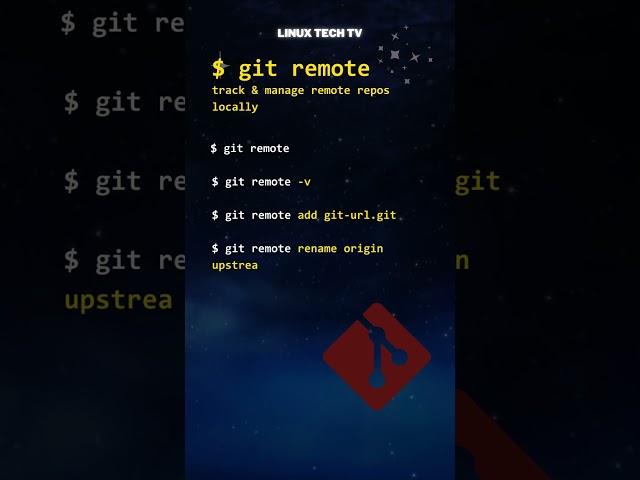 23. Master Git | git remote command | learn Git @LinuxTechTV pro Git