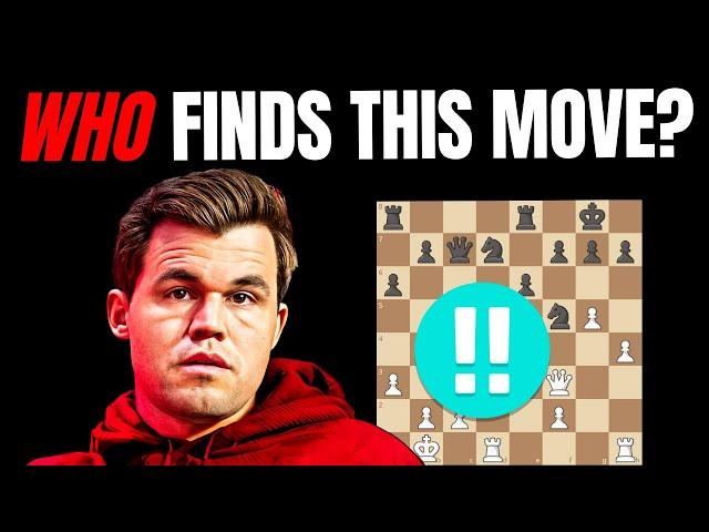 Outrageous Chess Combination By Magnus Carlsen