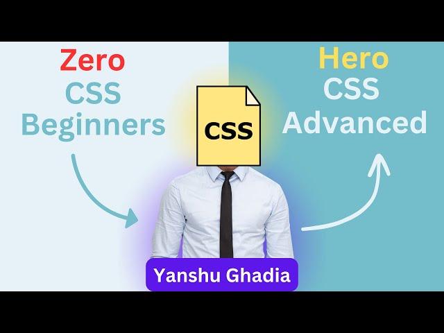 CSS Full Course - Beginner to Advanced (1 Hour Tutorial) | Yanshu Ghadia | #yanshughadia #css