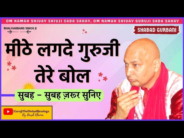 Guruji Shabad Gurbani | Meethe Lagde Guruji Tere Bol | Guruji Bhajans | Guruji The Divine Blessings