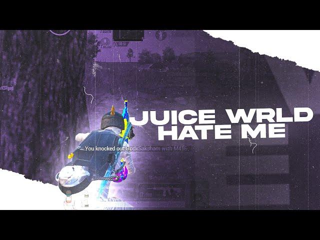 Juice WRLD - Hate Me ️// Compititive Montage // Payio