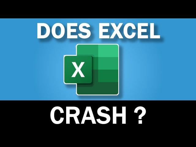 Use This Tip If Excel Crashes When Opened