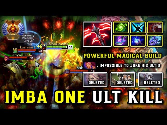 IMBA ONE ULT INSTANT KILL MID Shadow Fiend With Powerful Magical Build | 7.38b DOTA 2