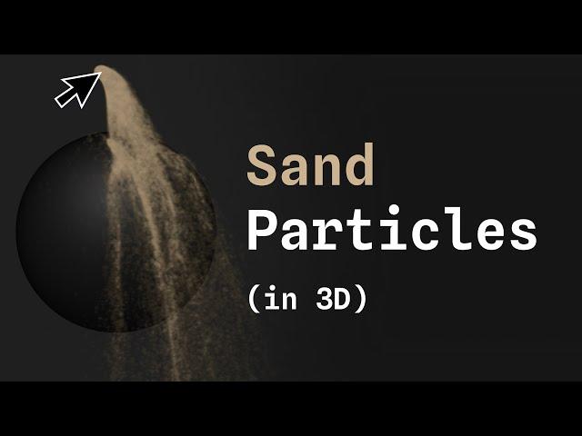 How to Create Interactive Sand Particles in 3D with Spline