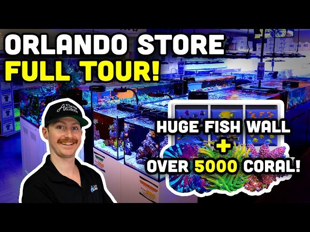 The BEST Saltwater Fish Store in Florida! Full Store Tour Video!