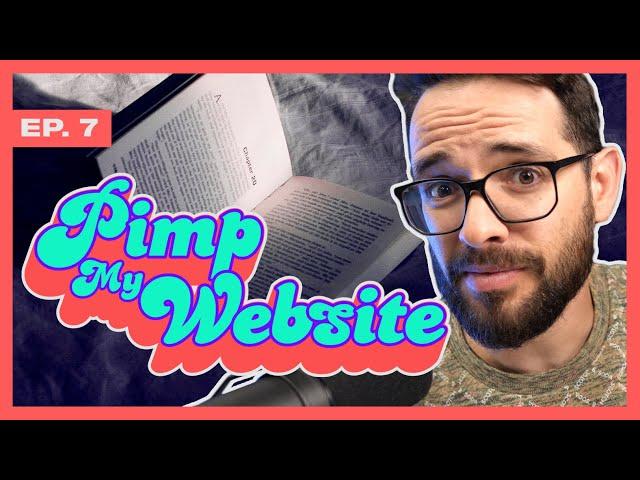 THIS READING WEBSITE IS NOT CLEAR: Website redesign before and after | Pimp My Website Ep. 7