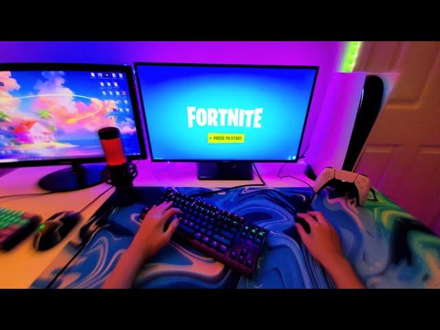 Fortnite but You Are Me (POV) + Keyboard & Mouse on PS5 + Apex Pro TKL Handcam 