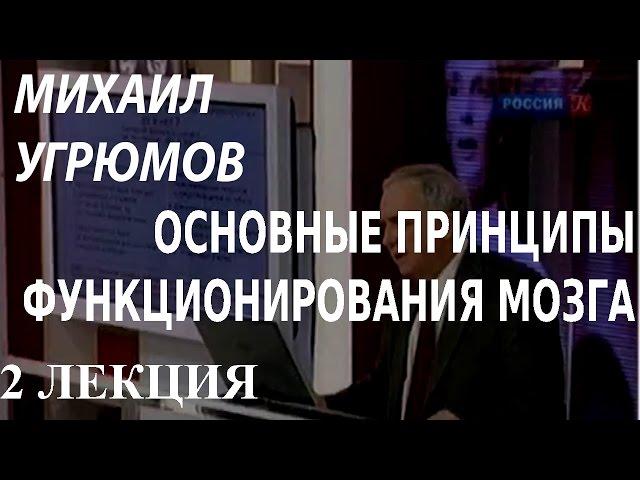 ACADEMIA. Михаил Угрюмов. Основные принципы функционирования мозга. 2 лекция. Канал Культура