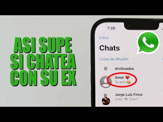 Cómo saber en WhatsApp si tu pareja chatea con su ex