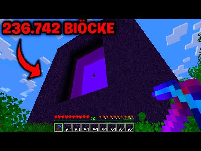 Ich habe das größte NETHER PORTAL in MINECRAFT HARDCORE gebaut!